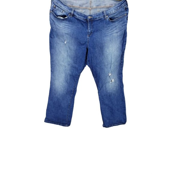 Torrid Relaxed Boot Distressed Size‎ 24 Jeans - Picture 1 of 8